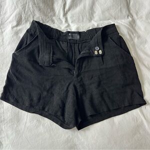 ASOS Black Linen Women's Shorts